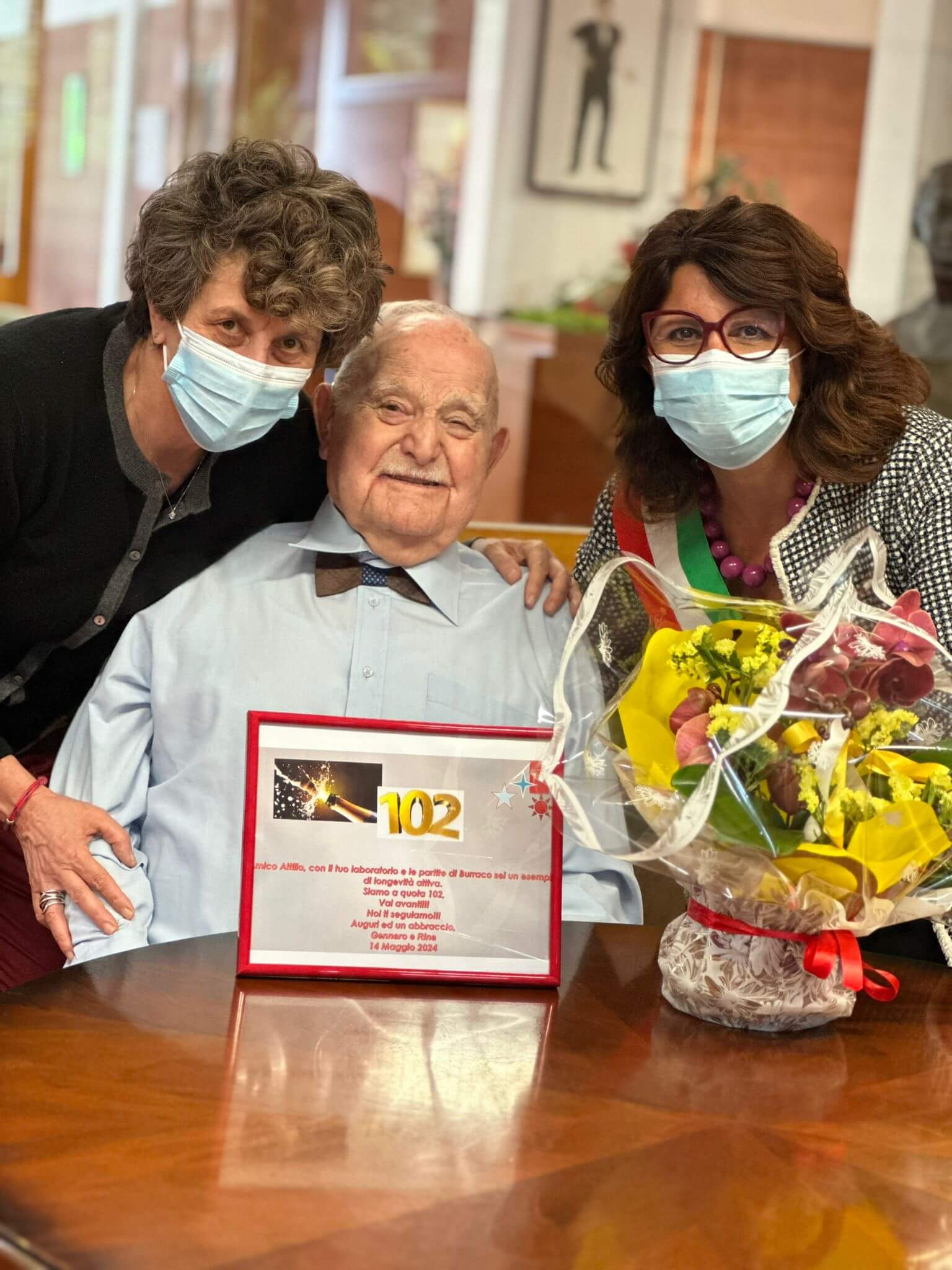 102 anni per il nostro Sig. Attilio! 14/05/2024